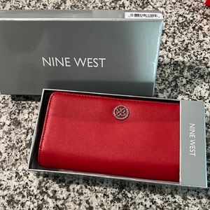 Red Nine West wallet